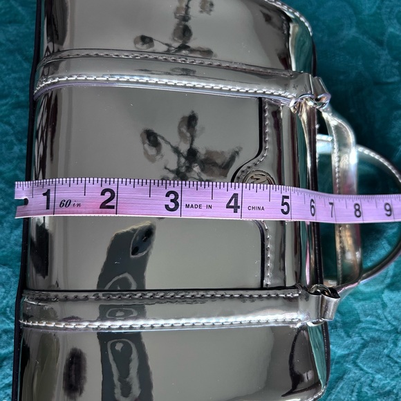 Metallic Gold MICHAEL KORS Small Duffle Crossbody/ Pale Gold - Picture 7 of 9